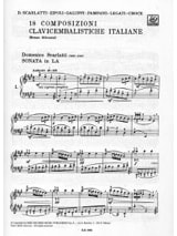 18 Composizioni Clavicembalistiche Italiane - Partition - Clavecin
